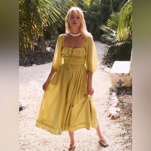 Free People Oasis Midi Dress - Small